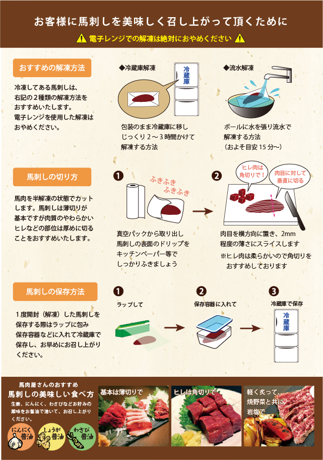 シャトーブリアン(ヒレ)馬刺し【生食用】200g